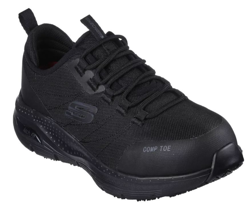Skechers ARCH FIT SR - EBINAL S3 SRC fekete/fekete védőcipő Női termék fő termékképe