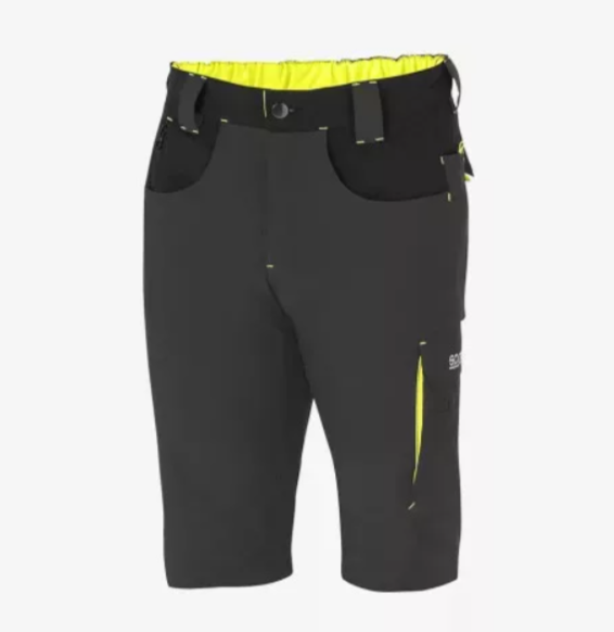 Sparco Laredo Tech Light munkaruha rövidnadrág - Fekete/Sárga termék fő termékképe