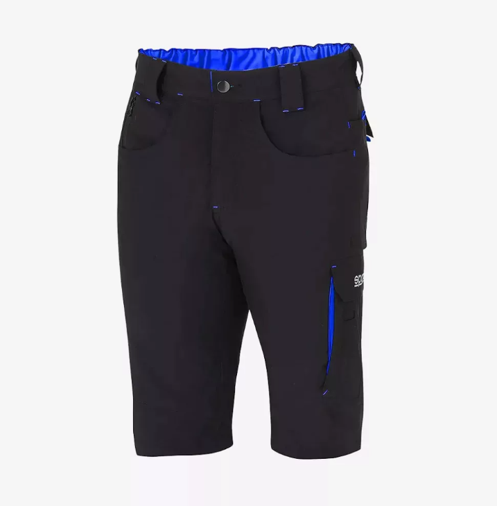 Sparco Laredo Tech Light munkaruha rövidnadrág - Fekete/Kék termék fő termékképe