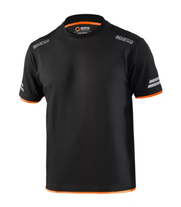 Sparco Tucson Tech munkaruha póló - Fekete/Narancs termék fő termékképe