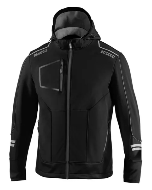Sparco York softshell munkaruha kabát - Fekete/Szürke termék fő termékképe