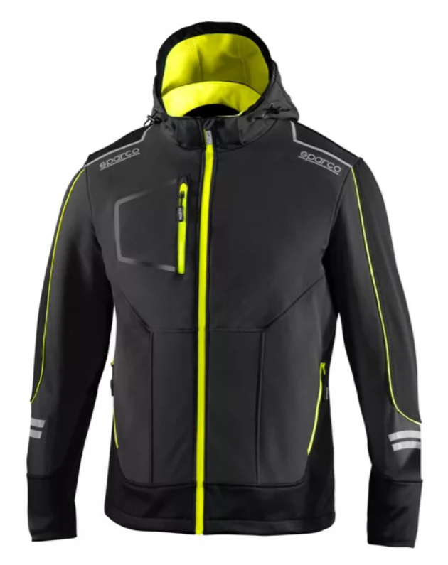 Sparco York softshell munkaruha kabát - Szürke/Sárga termék fő termékképe