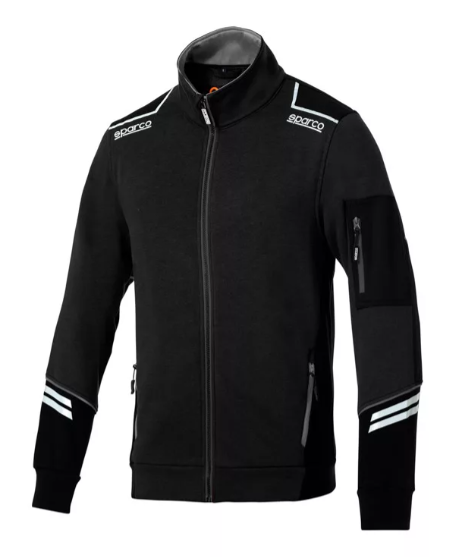 Sparco Alabama Tech Full Zip pulóver - Fekete/Szürke termék fő termékképe
