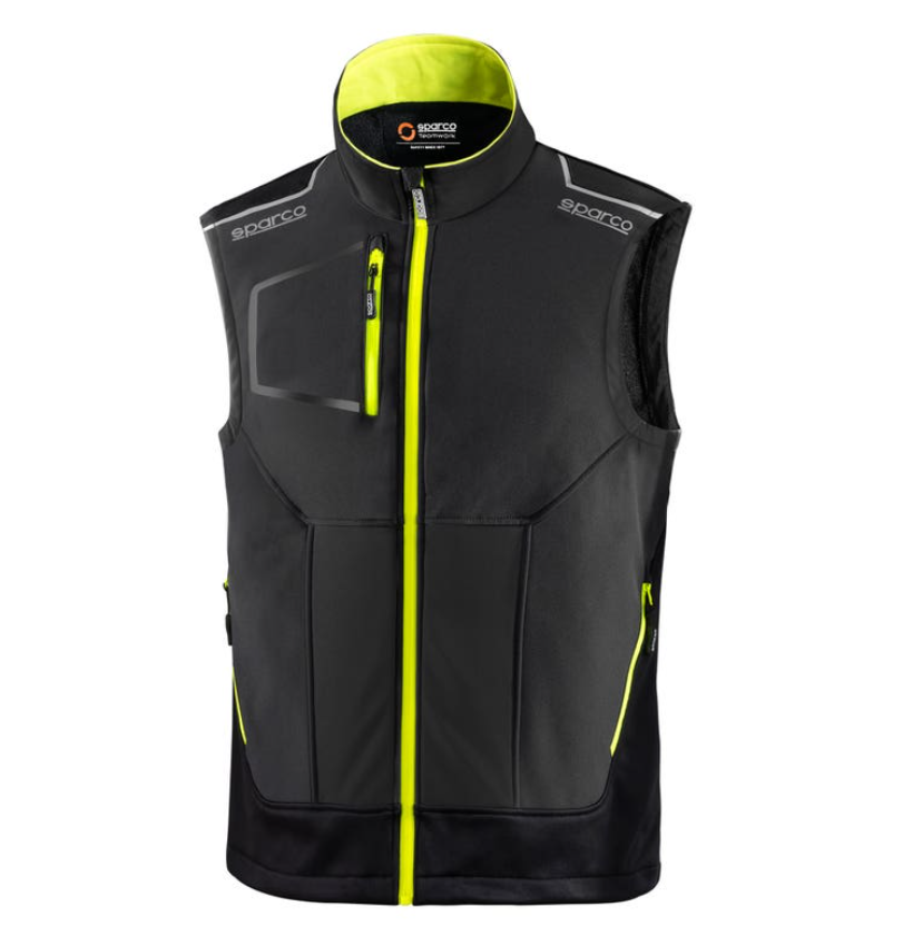 Sparco Illinois Tech Light Vest munkaruha mellény - Szürke/Sárga termék fő termékképe