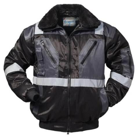 TOP FALCON 2 RF BL/GR 4 in 1 Pilóta dzseki fényvisszaverő csíkkal termék fő termékképe