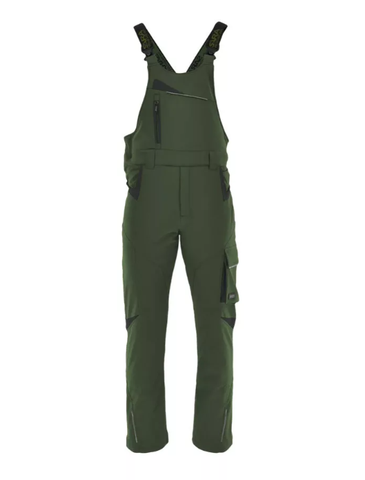 Sara Comfort Winter bélelt softshell kertésznadrág olíva zöld - fekete termék fő termékképe