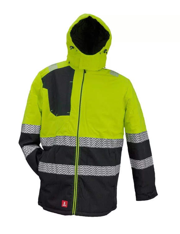 Urgent 979 bélelt hosszú kabát levehető kapucnival termék fő termékképe