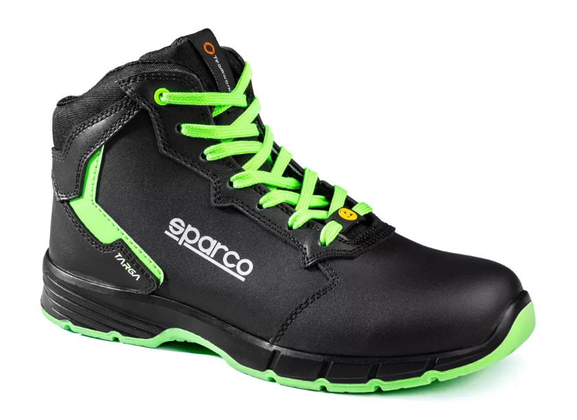 Sparco Targa-H Willy ESD S3S SR FO munkavédelmi bakancs - fekete-zöld termék fő termékképe
