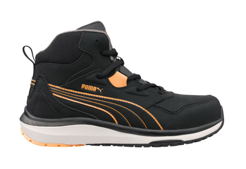 Puma Safety Stepper BLK/Peach Mid S3S ESD HRO SR női munkavédelmi bakancs termék fő termékképe