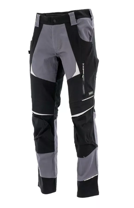 Sara Cottonflex deréknadrág - szürke - fekete termék fő termékképe