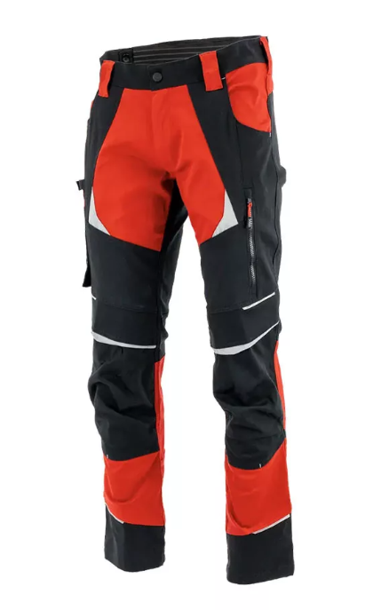 Sara Cottonflex deréknadrág - piros - fekete termék fő termékképe