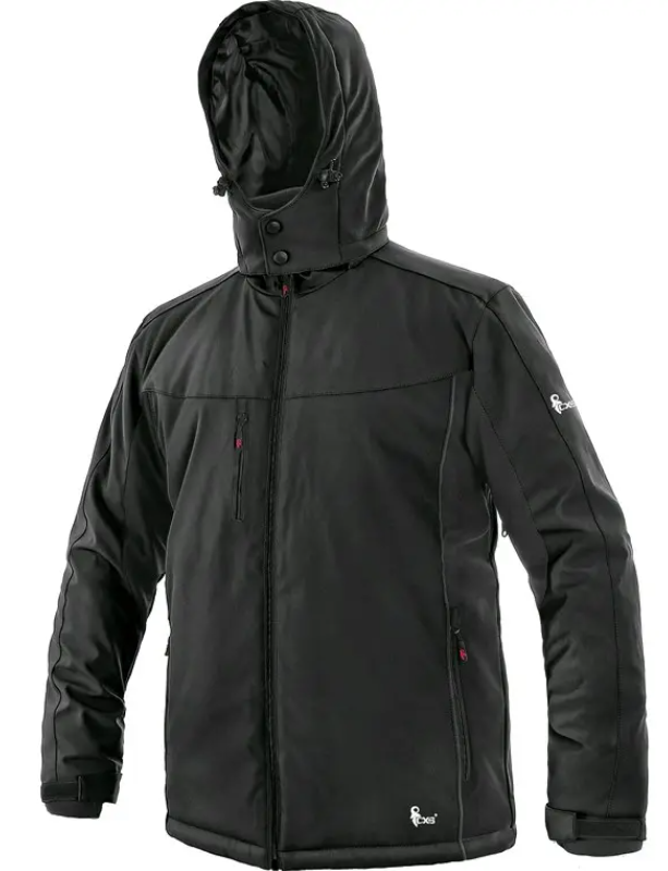 CXS Vegas bélelt softshell kabát fekete termék fő termékképe