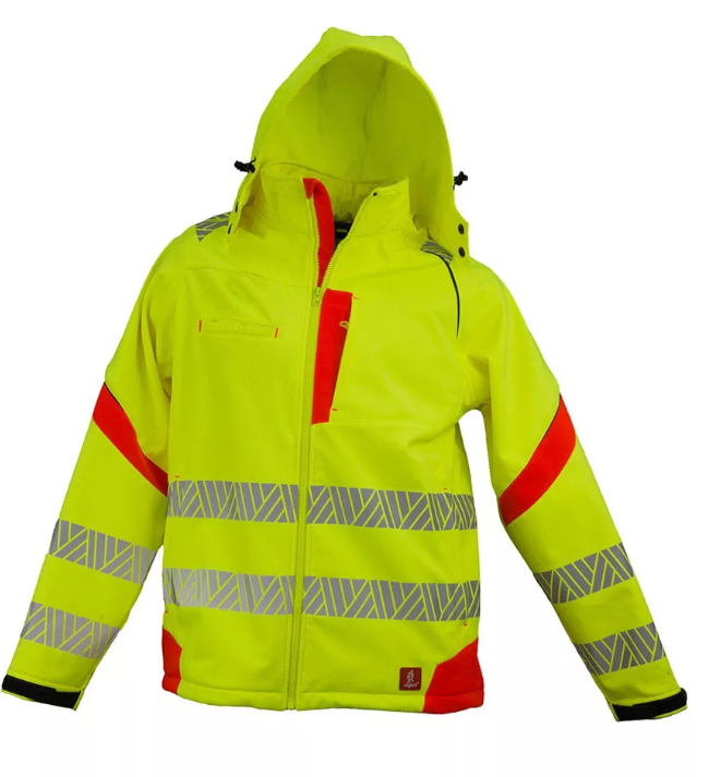 Urgent HV-8723 Softshell kabát jólláthatósági sárga-narancs termék fő termékképe