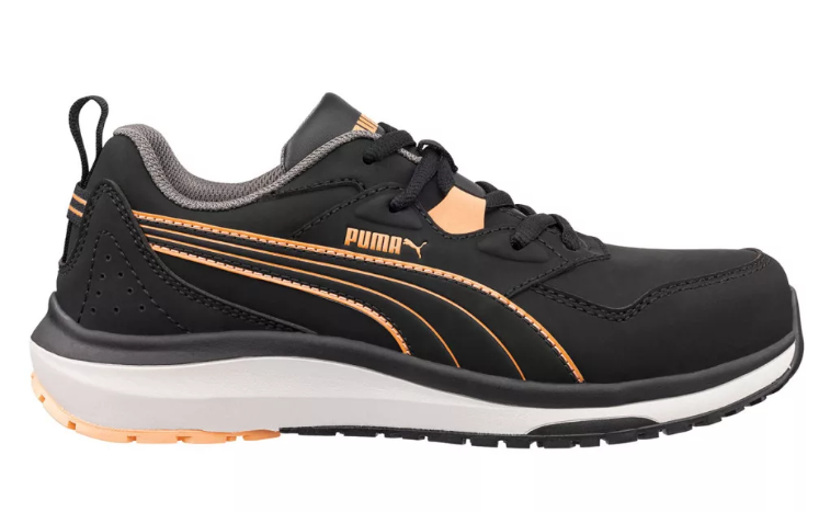 Puma Safety Stepper BLK/Peach Low S3S ESD HRO SR női munkavédelmi cipő termék fő termékképe