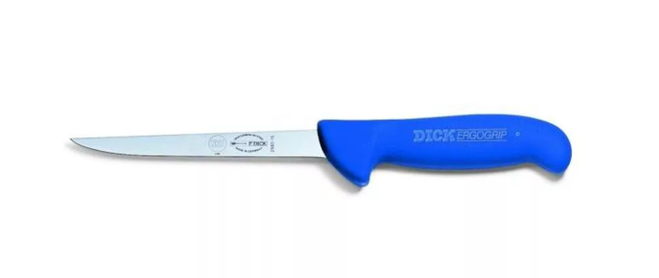 DICK ErgoGrip csontozókés (15 cm) egyenes, vékony, kék termék fő termékképe