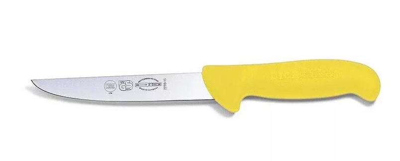 DICK ErgoGrip csontozókés (15 cm) egyenes, széles, sárga termék fő termékképe