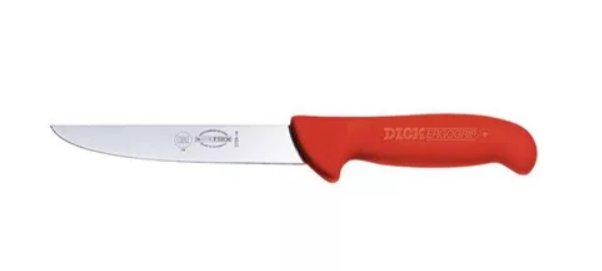 DICK ErgoGrip csontozókés (18 cm) egyenes, széles, piros termék fő termékképe
