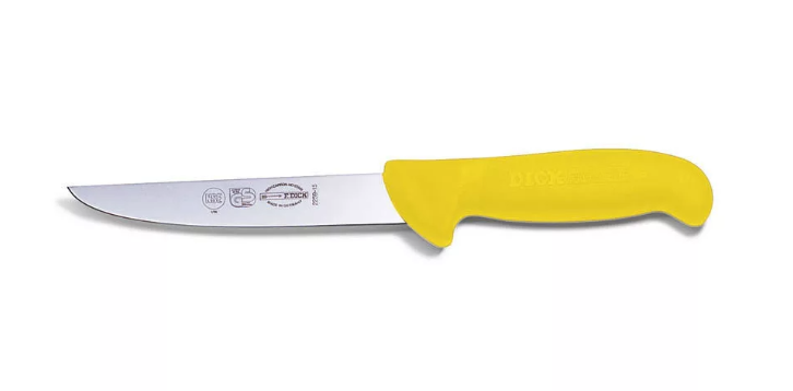 DICK ErgoGrip csontozókés (18 cm) egyenes, széles, sárga termék fő termékképe