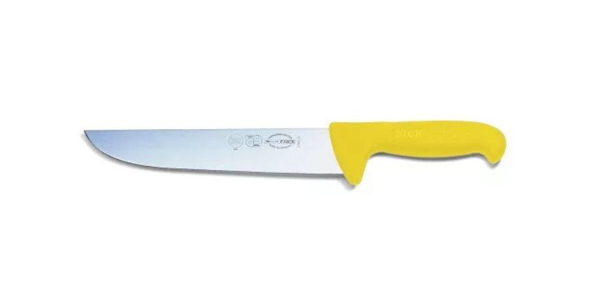 DICK ErgoGrip szeletelőkés (23 cm) merev, egyenes, sárga termék fő termékképe