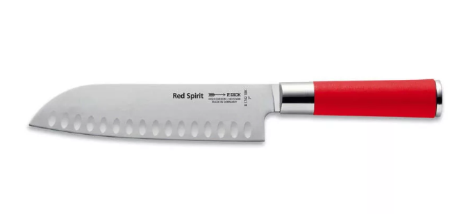 DICK Red Spirit santoku kés, barázdált pengével (18 cm) termék fő termékképe