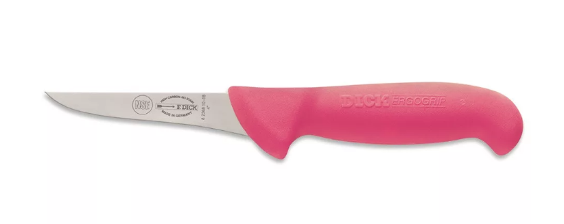 DICK ErgoGrip csontozókés (10 cm) egyenes, normál, pink termék fő termékképe