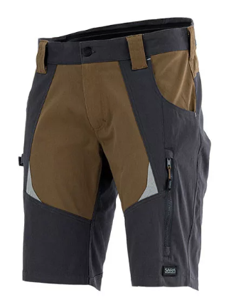 Sara Cottonflex rövidnadrág - barna - sötétszürke termék fő termékképe