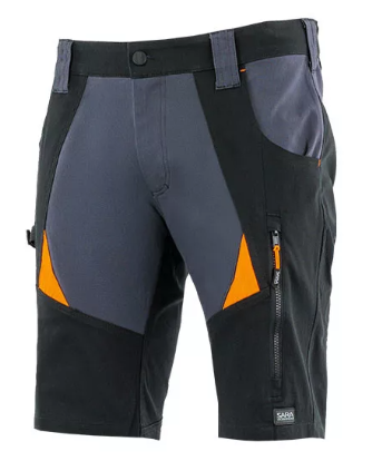 Sara Cottonflex rövidnadrág - szürke - narancs termék fő termékképe