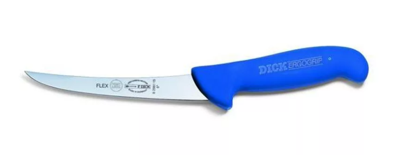 DICK ErgoGrip csontozókés, flexibilis pengével (15 cm) ívelt, normál, kék termék fő termékképe