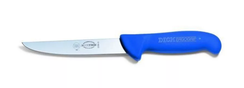 DICK ErgoGrip csontozókés (18 cm) egyenes, széles, kék termék fő termékképe