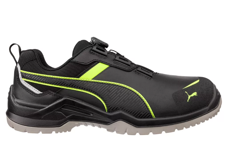 Puma Safety Krypton Green Disc  Low S3S ESD FO SR gyorsfűzős munkavédelmi cipő termék fő termékképe