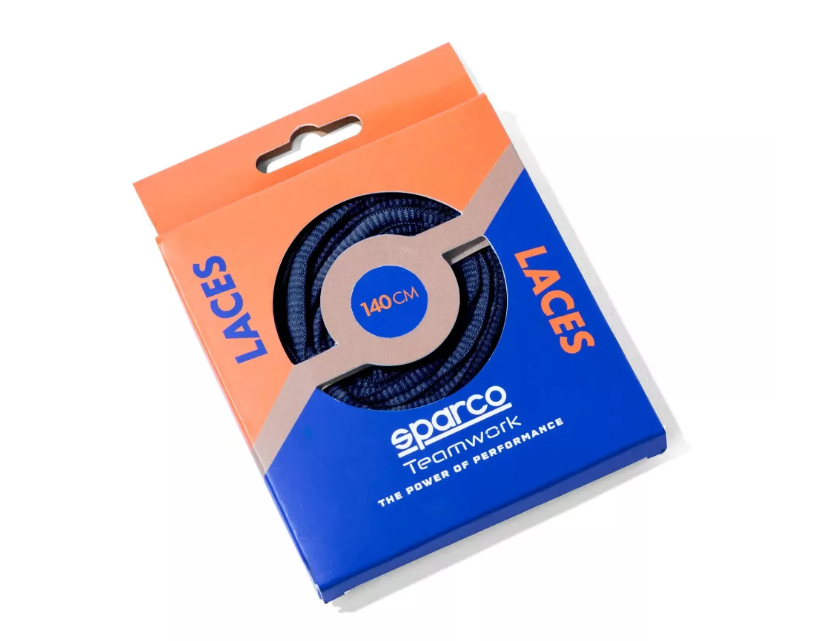 Sparco Teamwork cipőfűző - sötétkék/fekete termék fő termékképe