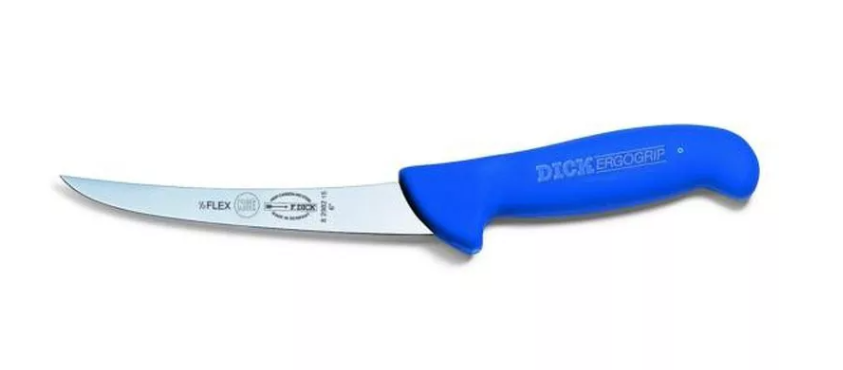 DICK ErgoGrip csontozókés, fél flexibilis pengével (15 cm) ívelt, normál, kék termék fő termékképe
