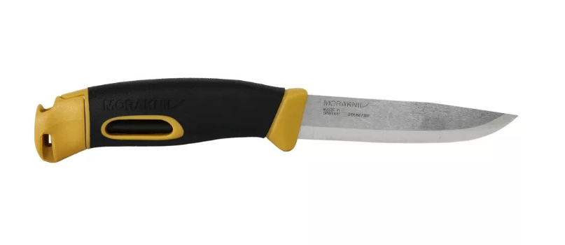 MORAKNIV Companion Spark (S) kés, tokkal, szikravetővel, sárga termék fő termékképe