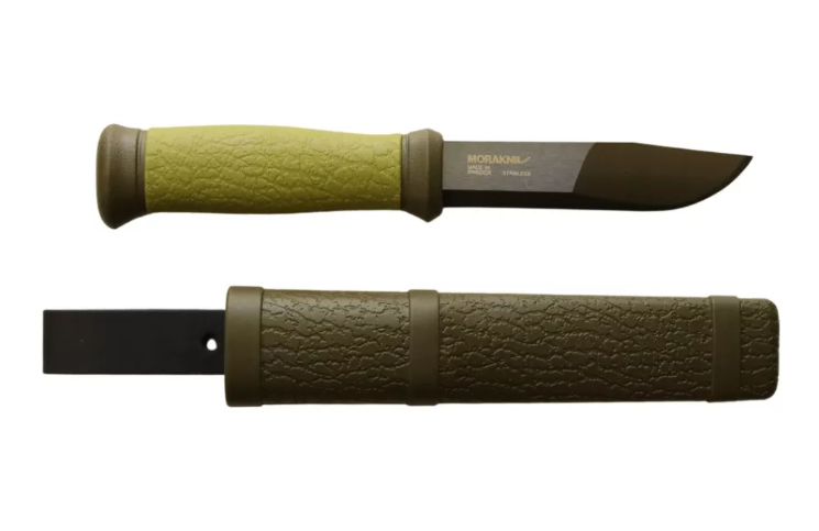 MORAKNIV Mora 2000 (S) kés, tokkal, zöld / Black Edition termék fő termékképe