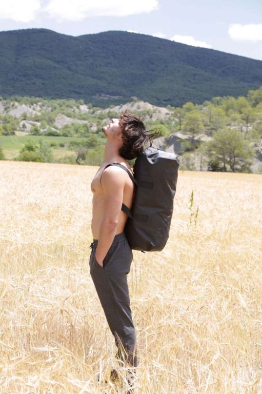 Kimood eljesen vízálló sporttáska polivinil-kloridból-KI0634 - fekete termék fő termékképe