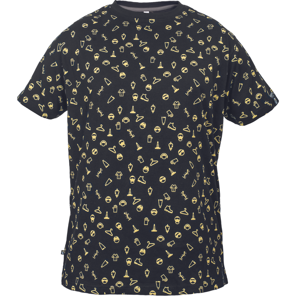 Cerva SALI póló fekete/sárga termék fő termékképe