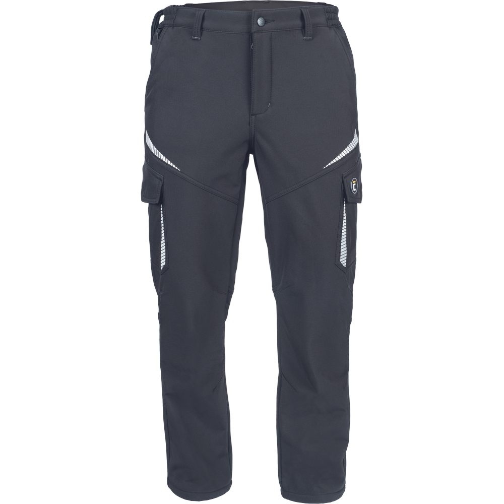 Cerva EMERTON STR téli bélelt softshell nadrág fekete termék fő termékképe