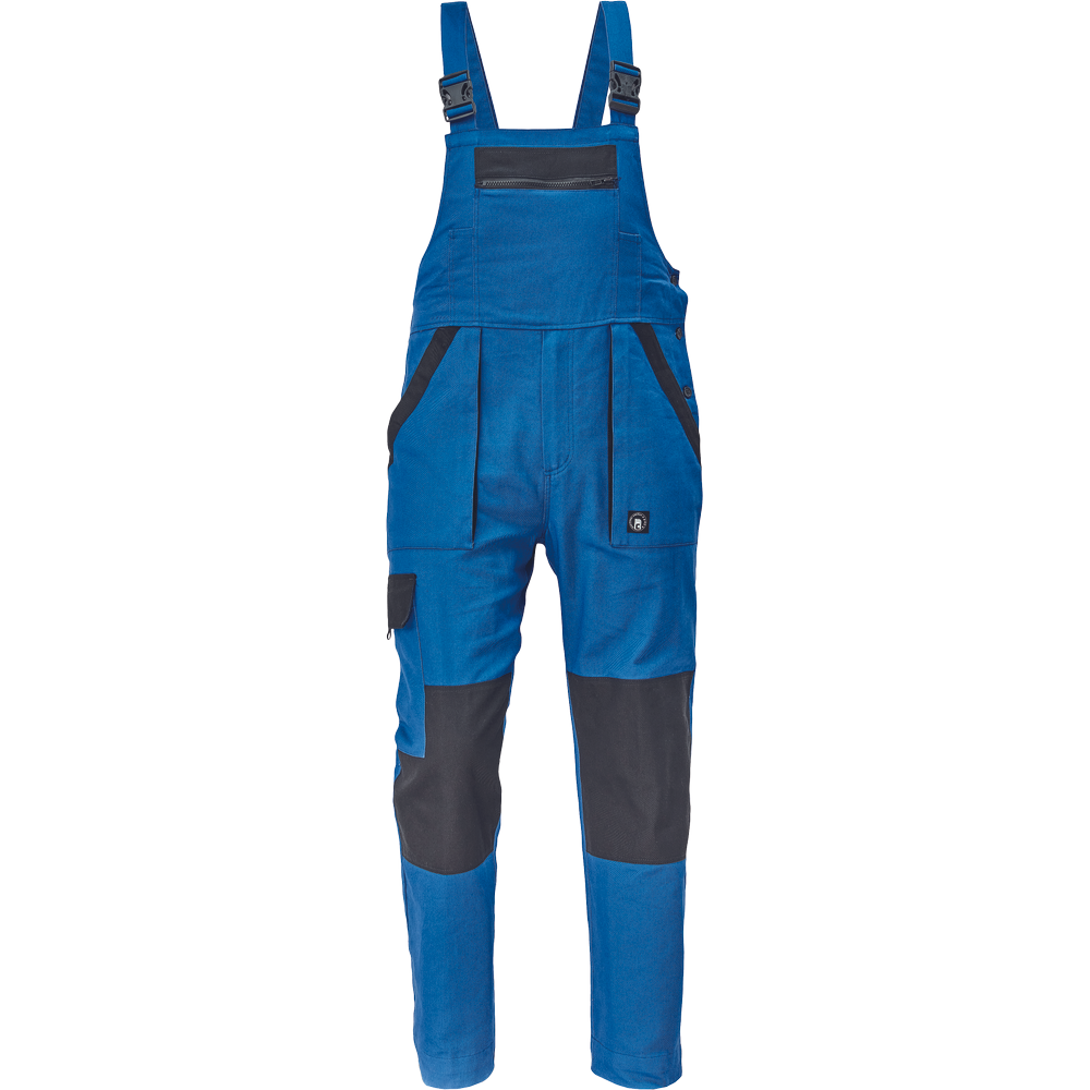 Cerva MAX NEO 100% pamut kantáros nadrág - kék termék fő termékképe