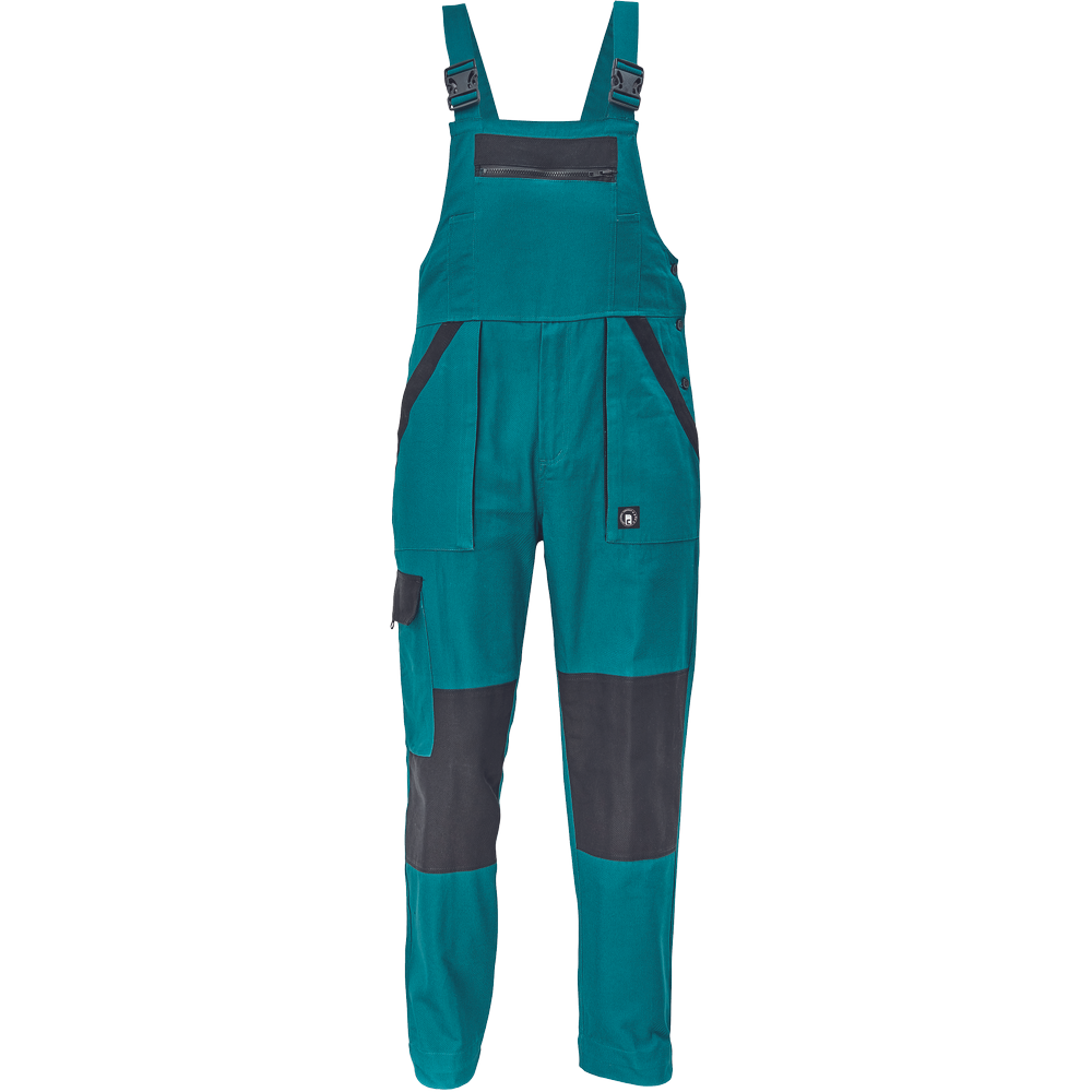 Cerva MAX NEO 100% pamut kantáros nadrág - zöld termék fő termékképe