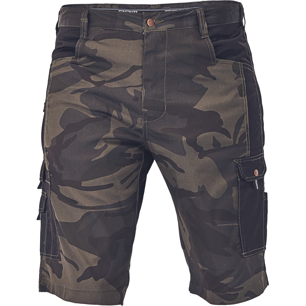 Cerva Terepmintás  Crambe Rövidnadrág - SÖTÉTBARNA, SÖTÉT OLAJZÖLD termék fő termékképe