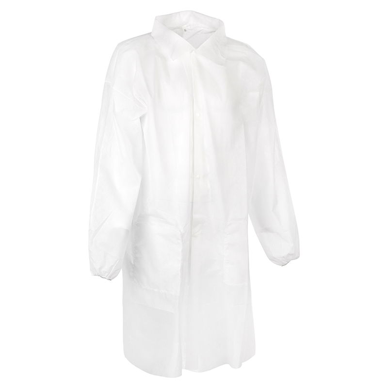 Rock Safety Egyszer használatos PP köpeny, fehér termék fő termékképe