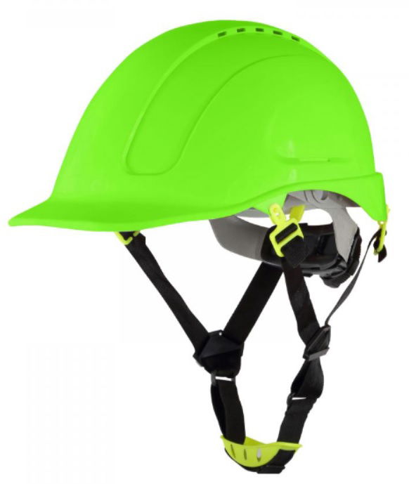 Procera Morion neonzöld védősisak állszíjjal termék fő termékképe