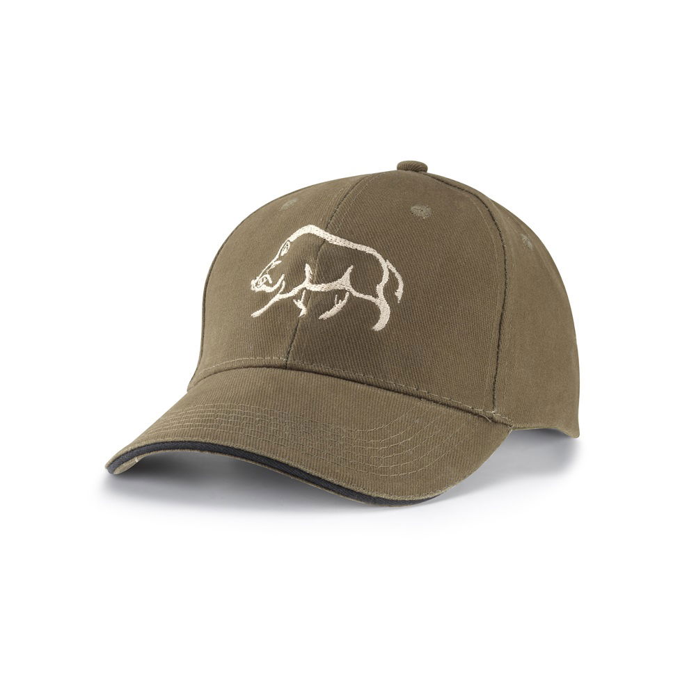 TOP SAPKA (VADDISZNÓ HÍMZÉSSEL) KHAKI/FEKETE - Vadász termék fő termékképe