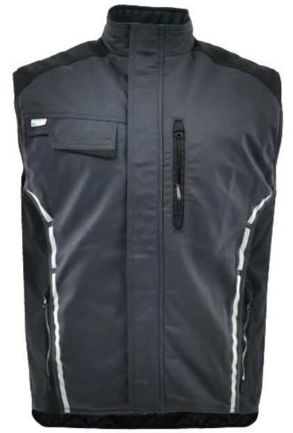 Sara Standard Winter bélelt mellény sötétszürke-fekete termék fő termékképe