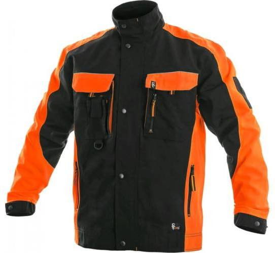 Sirius Brighton kabát fekete-narancs termék fő termékképe