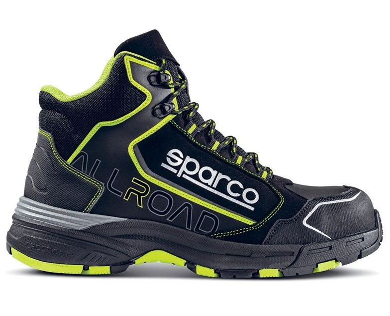 Sparco Allroad-H Motegi S3 SRC ESD HRO munkavédelmi bakancs fekete-sárga termék fő termékképe
