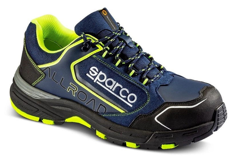 Sparco Allroad Sochi S3 ESD HRO SRC munkavédelmi cipő kék-sárga termék fő termékképe