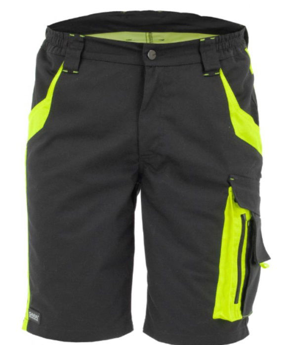 Sara Neoflex rövidnadrág neonsárga-fekete termék fő termékképe