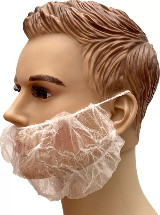 Szakállvédő, fehér 100db termék fő termékképe