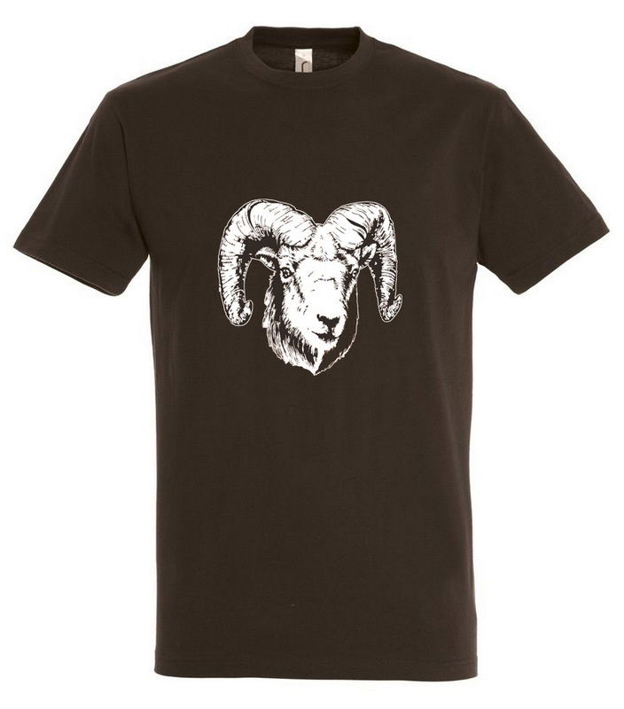 TOP kereknyakú póló muflon mintával termék fő termékképe